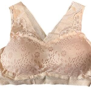 Sz 2x Bra Pink and Lacy New